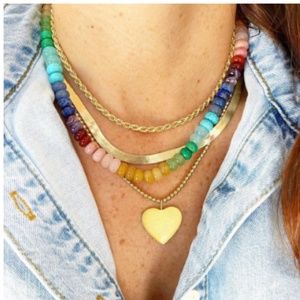 Jaime Nicole Short Beadazzled Necklace